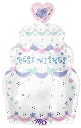 10% OFF on Anagram Best Wishes Cake Personalised 18 inches Printed Balloon