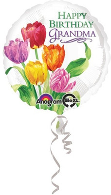 7% OFF on Anagram Grandma Tulip Bday Printed Balloon 7% OFF on Anagram Grandma Tulip Bday Printed Balloon