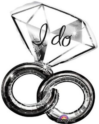 10% OFF on Anagram Wedding Rings Printed Balloon 10% OFF on Anagram Wedding Rings Printed Balloon