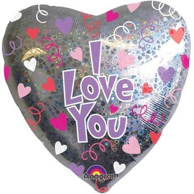 2% OFF on Anagram I Love You Hearts & Swirls Printed Balloon 2% OFF on Anagram I Love You Hearts & Swirls Printed Balloon