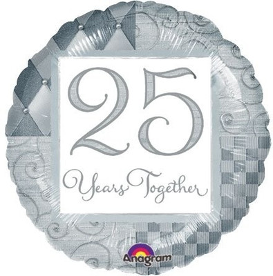 2% OFF on Anagram 25th Years Together Printed Balloon