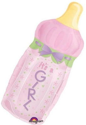 2% OFF on Anagram It?S a Girl Baby Bottle Printed Balloon 2% OFF on Anagram It?S a Girl Baby Bottle Printed Balloon
