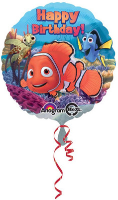Anagram Happy Birthday Nemo & Friend Printed Balloon