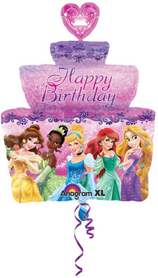 2% OFF on Anagram Princess Birthday Cake Super Shape Printed Balloon 2% OFF on Anagram Princess Birthday Cake Super Shape Printed Balloon