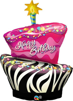 4% OFF on Qualatex Birthday Funky Zebra Stripe Cake 41 Printed Balloon 4% OFF on Qualatex Birthday Funky Zebra Stripe Cake 41 Printed Balloon