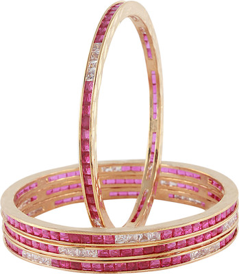 33% OFF on ADA Pink Beauty Alloy Bangle Set Pack of 4 33% OFF on ADA Pink Beauty Alloy Bangle Set Pack of 4