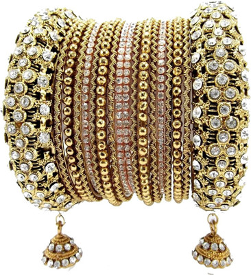 50% OFF on Aria l26 Alloy Enamel Plated Bangle Set Pack of 18