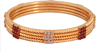 20% OFF on Itzmyfashion Gold color Bangles Alloy Bangle Set Pack of 4 20% OFF on Itzmyfashion Gold color Bangles Alloy Bangle Set Pack of 4