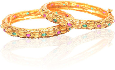 44% OFF on Rubera Masculine Alloy Bangle Set Pack of 2 44% OFF on Rubera Masculine Alloy Bangle Set Pack of 2