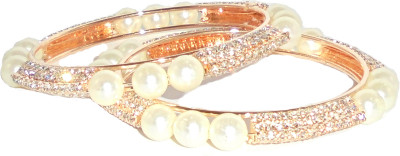 68% OFF on Adimani Sasya Alloy Bangle Set Pack of 2