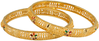 25% OFF on Karigari Fashion jewels Simply Stylish Alloy Bangle Set Pack of 2