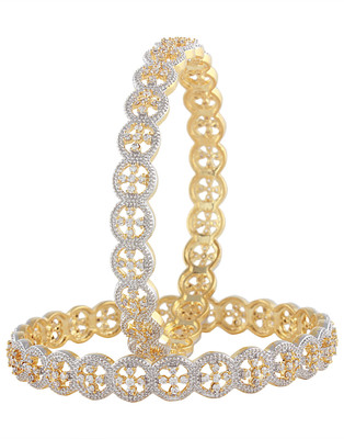 33% OFF on ADA Shining Beauty Alloy Bangle Set Pack of 2 33% OFF on ADA Shining Beauty Alloy Bangle Set Pack of 2