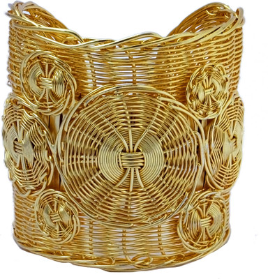 50% OFF on Rejuvenate Jewels Gold Finish Brass 18K Yellow Gold Plated 18 Cuff 50% OFF on Rejuvenate Jewels Gold Finish Brass 18K Yellow Gold Plated 18 Cuff
