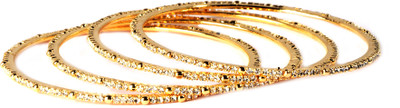 68% OFF on Luxor Brass Brass Plated Bangle Set Pack of 4 68% OFF on Luxor Brass Brass Plated Bangle Set Pack of 4