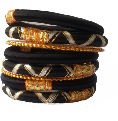 70% OFF on Kuhuk Thread Accessory Plastic Bangle Set Pack of 8