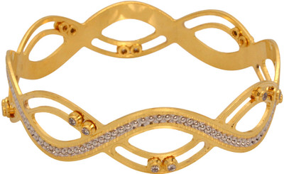 70% OFF on Vendee Fashion Cz Party Brass Bangle