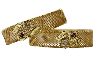 60% OFF on Joias Net Alloy Copper Plated Bangle Set Pack of 2 60% OFF on Joias Net Alloy Copper Plated Bangle Set Pack of 2
