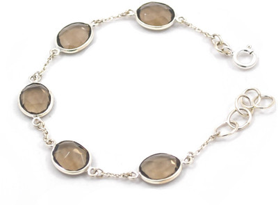 74% OFF on Style a Bit Stylish Sterling Silver Topaz Sterling Silver Plated Bracelet