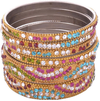 20% OFF on Aakshi Metal, Alloy Bangle Set Pack of 6 20% OFF on Aakshi Metal, Alloy Bangle Set Pack of 6