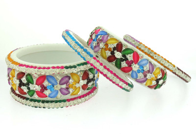 41% OFF on Jewellery.Creation Traditional Fashion Plastic Bangle Set Pack of 6