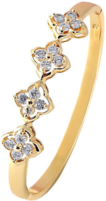 60% OFF on KBK Jewels Alloy Cubic Zirconia 18K Yellow Gold Bracelet