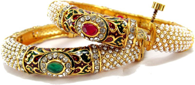 50% OFF on Aria Alloy Cubic Zirconia 18K Rose Gold Plated 18 Bangle Set Pack of 2 50% OFF on Aria Alloy Cubic Zirconia 18K Rose Gold Plated 18 Bangle Set Pack of 2