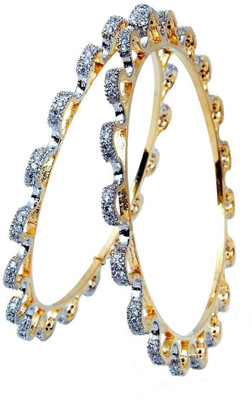 44% OFF on Guruji Fashion Diamond Delight Alloy Rhodium Plated Bangle Set Pack of 2 44% OFF on Guruji Fashion Diamond Delight Alloy Rhodium Plated Bangle Set Pack of 2