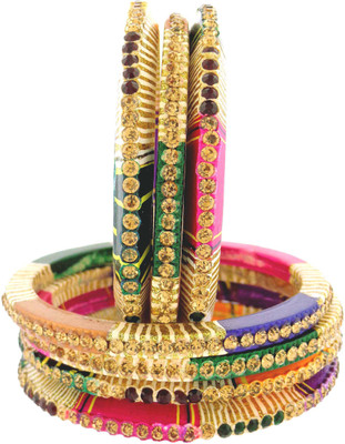 18% OFF on Jewellery.Creation Traditional Fashion Lac Bangle Set Pack of 8