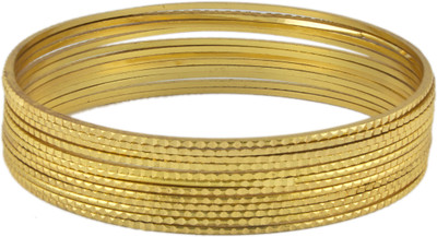 60% OFF on Tanya Fashion Metal Bangle Set Pack of 12