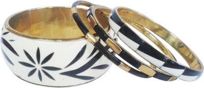 27% OFF on Decor Tattva Inc. Golden Delight Brass Brass Plated Bangle Set Pack of 4