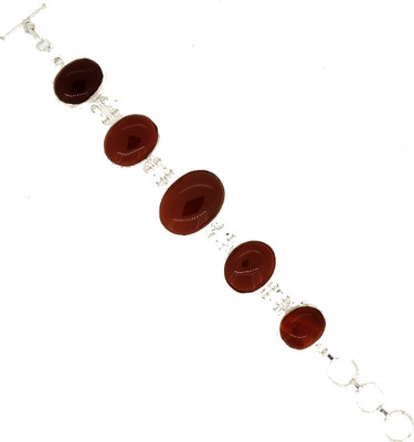 65% OFF on Melange Jewels Designer Stones Silver Bracelet