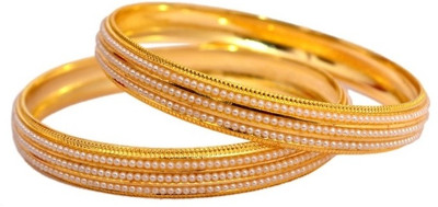 52% OFF on Pourni Brass Bangle Set Pack of 2