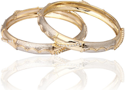 5% OFF on Rein Lifestyles Brass Bangle Pack of 2