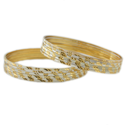 20% OFF on Tanya Fashion Metal Bangle Set Pack of 12