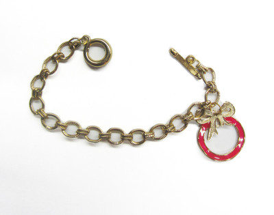 14% OFF on Blend Fashion Accessories Bow Down Metal Brass Plated Bracelet