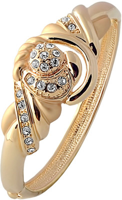 48% OFF on KBK Jewels Alloy Cubic Zirconia 18K Yellow Gold Bracelet