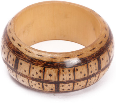 30% OFF on KhoobSurati Spectacular Dicey Pattern Wood Bangle