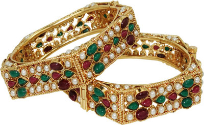 59% OFF on Anjan Sensational Traditional Golden Kada Alloy Bangle Set Pack of 2 59% OFF on Anjan Sensational Traditional Golden Kada Alloy Bangle Set Pack of 2