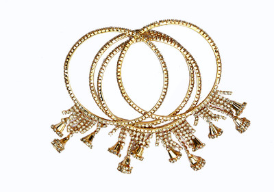 34% OFF on Itz About U RCZ drops Alloy Bangle Set Pack of 4