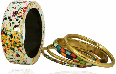 44% OFF on Lazreena Antique Designer Alloy Bangle Set Pack of 6 44% OFF on Lazreena Antique Designer Alloy Bangle Set Pack of 6