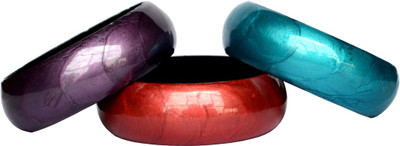 48% OFF on Aarti Collections Three Shiner Combo Lac Bangle Pack of 3