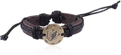 58% OFF on Jewelizer Faux - SCORPIO Leather Bracelet
