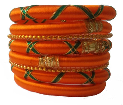 63% OFF on Kuhuk Thread Accessory Plastic Bangle Set Pack of 8