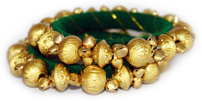 60% OFF on Glitters Traditional Metal Bangle Pack of 2