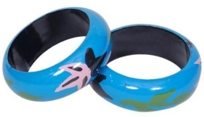 70% OFF on Onlineshoppee AFR652 Wood Bangle Set Pack of 2 70% OFF on Onlineshoppee AFR652 Wood Bangle Set Pack of 2