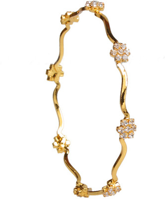 19% OFF on Karigari Fashion Jewels Metal, Alloy Zircon Bangle