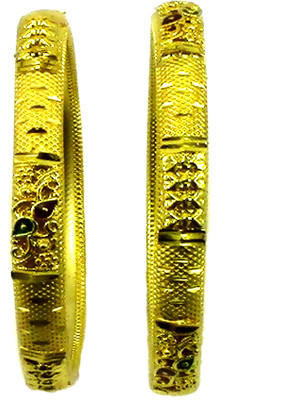 71% OFF on Pearl Paradise Copper Yellow Gold Plated Bangle Pack of 2 71% OFF on Pearl Paradise Copper Yellow Gold Plated Bangle Pack of 2