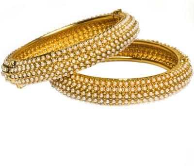 33% OFF on Joyas Trendy Look Copper Bangle Set Pack of 2