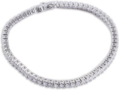 28% OFF on Jisha Sterling Silver Tennis Bracelet