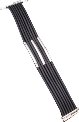 Fourseven Silver, Leather Charm Bracelet